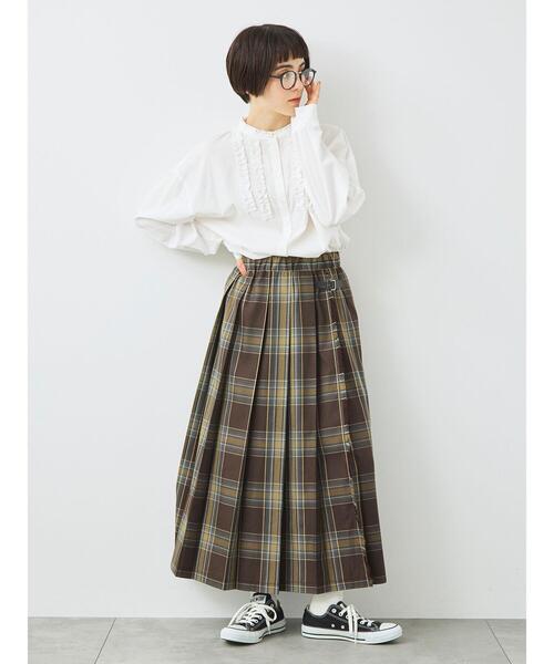SM2（エスエムツー）の「チェックプリーツスカート（スカート・レディース・ブラック/ブラウン/グレー・F）」の20枚目の写真