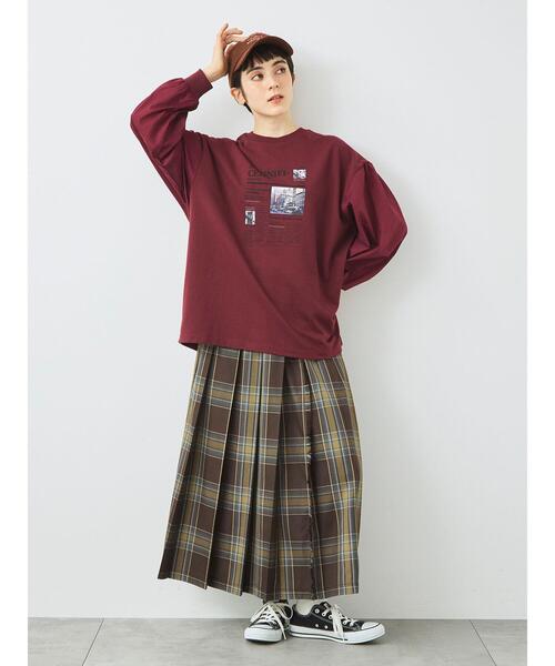 SM2（エスエムツー）の「チェックプリーツスカート（スカート・レディース・ブラック/ブラウン/グレー・F）」の22枚目の写真