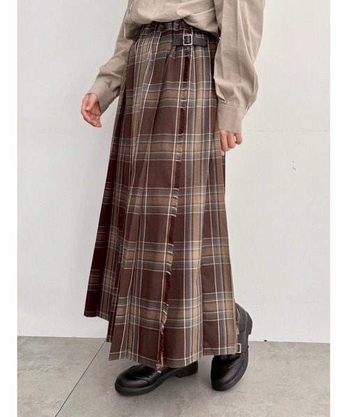 チェックプリーツスカート（スカート）｜SM2（エスエムツー）の