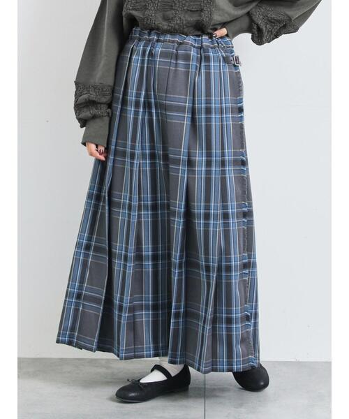 SM2（エスエムツー）の「チェックプリーツスカート（スカート・レディース・ブラック/ブラウン/グレー・F）」の3枚目の写真