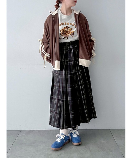 SM2（エスエムツー）の「チェックプリーツスカート（スカート・レディース・ブラック/ブラウン/グレー・F）」の11枚目の写真