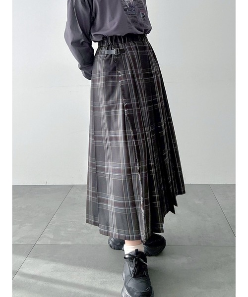 SM2（エスエムツー）の「チェックプリーツスカート（スカート・レディース・ブラック/ブラウン/グレー・F）」の9枚目の写真