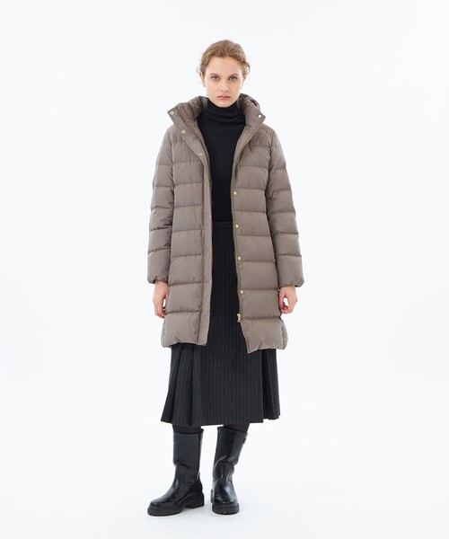 MACKINTOSH PHILOSOPHY（ﾏｯｷﾝﾄｯｼｭ ﾌｨﾛｿﾌｨｰ）の「【WEB&一部店舗限定】フーデッドロングダウン（ダウンジャケット/コート・レディース・ブラック/ダークネイビー/ベージュ系その他4・36/38）」の6枚目の写真