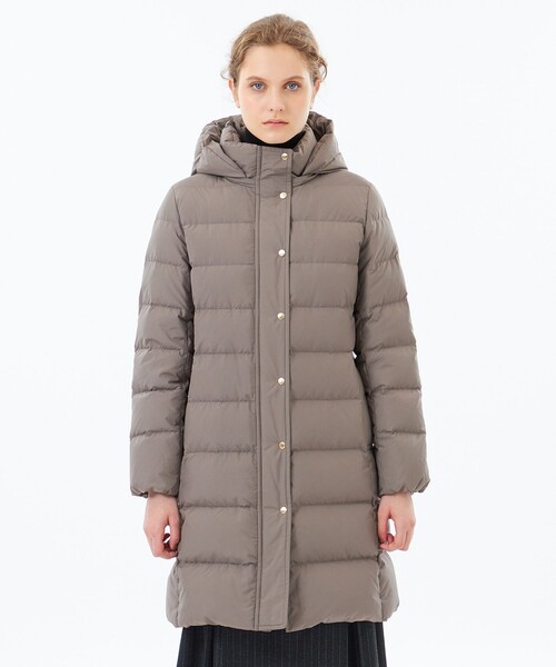 MACKINTOSH PHILOSOPHY（ﾏｯｷﾝﾄｯｼｭ ﾌｨﾛｿﾌｨｰ）の「【WEB&一部店舗限定】フーデッドロングダウン（ダウンジャケット/コート・レディース・ブラック/ダークネイビー/ベージュ系その他4・36/38）」の7枚目の写真