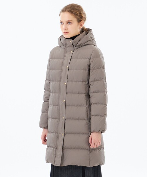 MACKINTOSH PHILOSOPHY（ﾏｯｷﾝﾄｯｼｭ ﾌｨﾛｿﾌｨｰ）の「【WEB&一部店舗限定】フーデッドロングダウン（ダウンジャケット/コート・レディース・ブラック/ダークネイビー/ベージュ系その他4・36/38）」の8枚目の写真