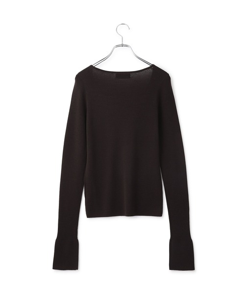 アンチピリングスクエアネックプルオーバー（ニット/セーター）｜ADAM