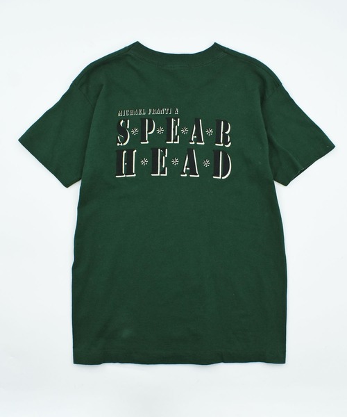 VINTAGE(ヴィンテージ)の「【USED】90’s Spearhead “STAY HUMAN” バンド Tシャツ(Tシャツ/カットソー・メンズ・グリーン・SMALL)」の5枚目の写真