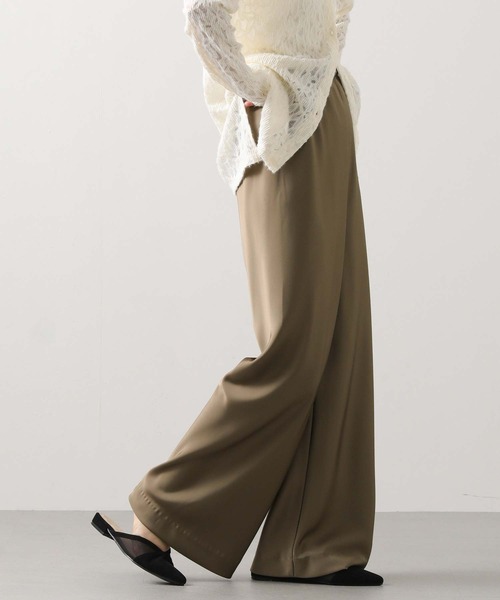 Gready Brilliant（グレディブリリアン）の「サテンバイアスセミワイドパンツ（その他パンツ・レディース・モカ/チャコールグレー・FREE）」の22枚目の写真