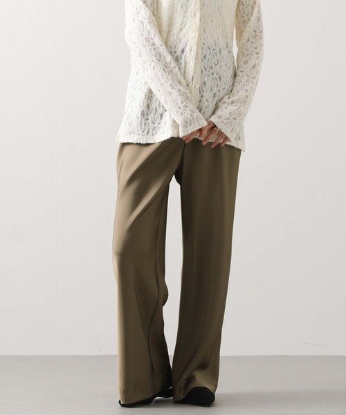Gready Brilliant（グレディブリリアン）の「サテンバイアスセミワイドパンツ（その他パンツ・レディース・モカ/チャコールグレー・FREE）」の21枚目の写真