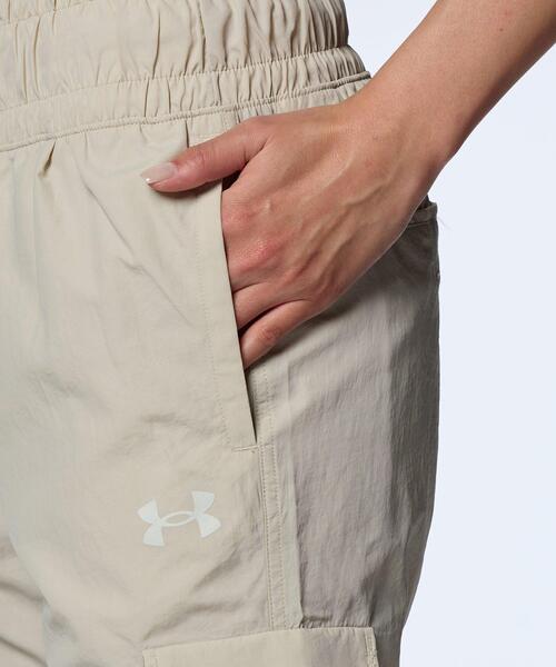 UNDER ARMOUR(アンダーアーマー)の「UAクリンクル ウーブン ジョガーパンツ(ライフスタイル/レディース)(その他パンツ・レディース・ブラウン系・S/L/XL)」の5枚目の写真