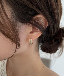 CAPRICIEUX LE'MAGE(カプリシューレマージュ)の〈GOLDY/ゴールディ〉スクエアワンタッチピアス(ピアス(両耳用))