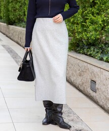 NOLLEY’S | 【一部WEB限定カラー＆サイズ】ウォッシャブルＷジャージタイトスカート(スカート)