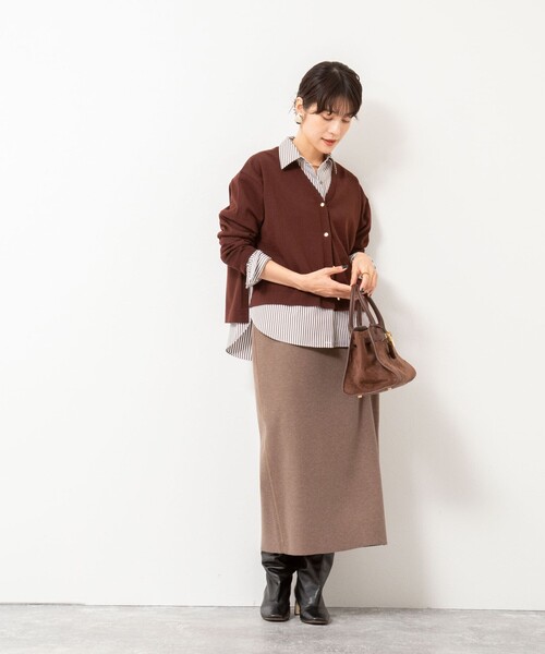 NOLLEY’S(ノーリーズ)の「【一部WEB限定カラー&サイズ】ウォッシャブルWジャージタイトスカート(スカート・レディース・ブラック/ベージュ/ブラウン/ライトグレー・40/38/36/34)」の19枚目の写真