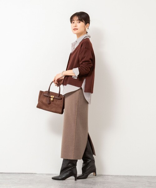 NOLLEY’S(ノーリーズ)の「【一部WEB限定カラー&サイズ】ウォッシャブルWジャージタイトスカート(スカート・レディース・ブラック/ベージュ/ブラウン/ライトグレー・40/38/36/34)」の20枚目の写真