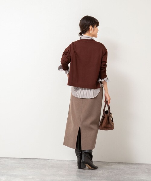 NOLLEY’S(ノーリーズ)の「【一部WEB限定カラー&サイズ】ウォッシャブルWジャージタイトスカート(スカート・レディース・ブラック/ベージュ/ブラウン/ライトグレー・40/38/36/34)」の21枚目の写真