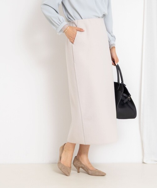 NOLLEY’S(ノーリーズ)の「【一部WEB限定カラー&サイズ】ウォッシャブルWジャージタイトスカート(スカート・レディース・ブラック/ベージュ/ブラウン/ライトグレー・40/38/36/34)」の9枚目の写真