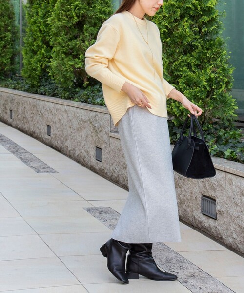 NOLLEY’S(ノーリーズ)の「【一部WEB限定カラー&サイズ】ウォッシャブルWジャージタイトスカート(スカート・レディース・ブラック/ベージュ/ブラウン/ライトグレー・40/38/36/34)」の12枚目の写真