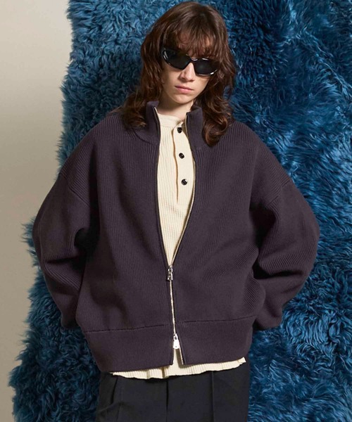 【最終値下げ】新品 maison Special メゾンスペシャル　カーディガン MAISON SPECIAL カーディガン Plaid Jacquard Knit Cardigan