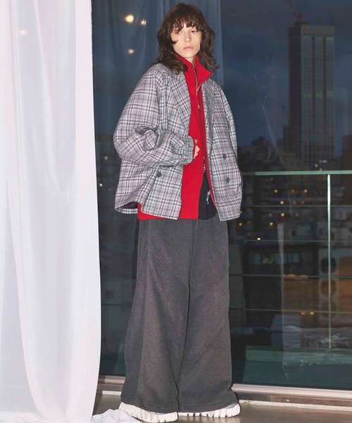 MAISON SPECIAL(メゾンスペシャル)の「《UNISEX》Prime-Over Drivers Zip Knit/プライムオーバードライバーズジップニット【MAISON SPECIAL/メゾンスペシャル】(カーディガン/ボレロ・メンズ・ブラック/アイボリー/ブルー/チャコールグレー/レッド・2/1/0)」の13枚目の写真