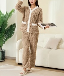 Miniministore（ミニミニストア）の「フリースパジャマ上下セット冬ルームウェア（ルームウェア/パジャマ・レディース）」