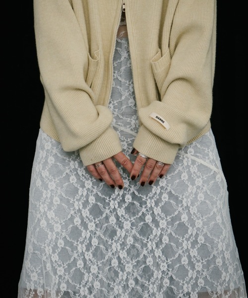 HANNE（アン）の「ホルターネックレースワンピース（ワンピース・レディース・アイボリー/ホワイト・FREE）」の21枚目の写真