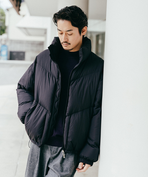miffew(ミフュー)の「miffew(ミフュー)別注 キルティング ダウン ジャケット(ダウンジャケット/コート・メンズ・オレンジ系その他/グレー/ブラック・3/4)」の8枚目の写真