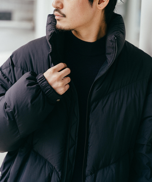 miffew(ミフュー)の「miffew(ミフュー)別注 キルティング ダウン ジャケット(ダウンジャケット/コート・メンズ・オレンジ系その他/グレー/ブラック・3/4)」の10枚目の写真