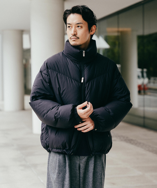miffew(ミフュー)の「miffew(ミフュー)別注 キルティング ダウン ジャケット(ダウンジャケット/コート・メンズ・オレンジ系その他/グレー/ブラック・3/4)」の13枚目の写真
