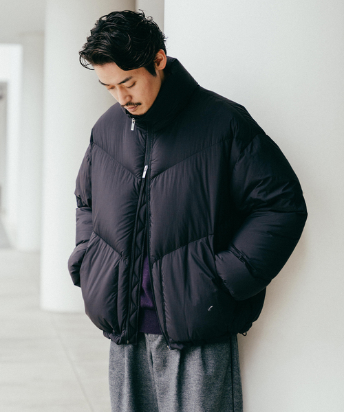 miffew(ミフュー)の「miffew(ミフュー)別注 キルティング ダウン ジャケット(ダウンジャケット/コート・メンズ・オレンジ系その他/グレー/ブラック・3/4)」の14枚目の写真