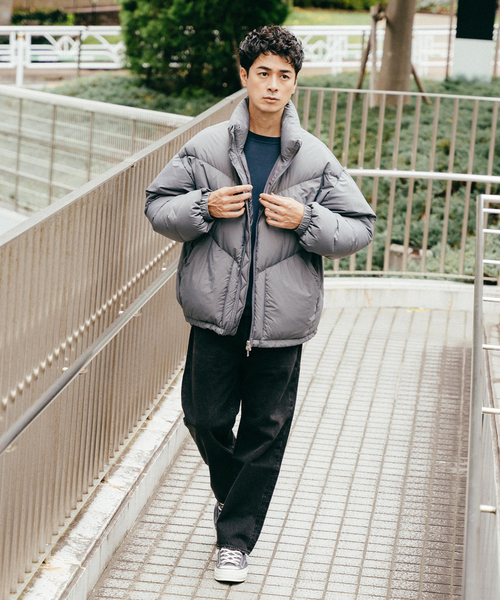 miffew(ミフュー)の「miffew(ミフュー)別注 キルティング ダウン ジャケット(ダウンジャケット/コート・メンズ・オレンジ系その他/グレー/ブラック・3/4)」の17枚目の写真