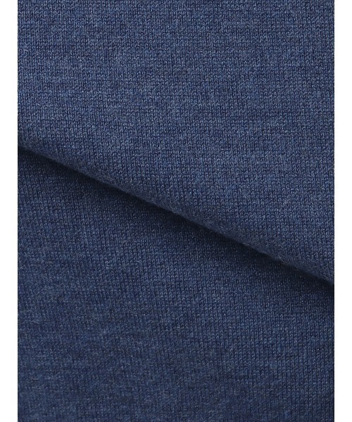 SUIT SQUARE(スーツスクエア)の「モックネックニット 長袖 ウォッシャブル ウールブレンド天竺 無地 オフィニット(ニット/セーター・メンズ・ブラック/ブルー/ライトグレー/ボルドー/ブラック系/ホワイト/グレー・LL/L/M/S)」の14枚目の写真