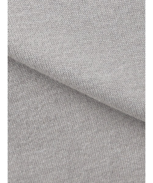SUIT SQUARE(スーツスクエア)の「モックネックニット 長袖 ウォッシャブル ウールブレンド天竺 無地 オフィニット(ニット/セーター・メンズ・ブラック/ブルー/ライトグレー/ボルドー/ブラック系/ホワイト/グレー・LL/L/M/S)」の21枚目の写真