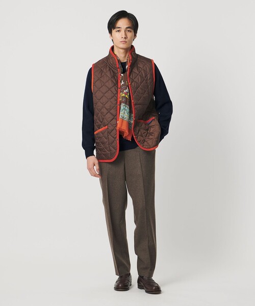 UNITED ARROWS（ユナイテッドアローズ）の「ウール カシミヤ ミドルゲージ クルーネック ニット（ニット/セーター・メンズ・ライトブルー/ピンク/ライトグレー/ネイビー・L/XL/S/M）」の12枚目の写真