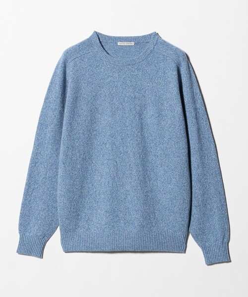 UNITED ARROWS（ユナイテッドアローズ）の「ウール カシミヤ ミドルゲージ クルーネック ニット（ニット/セーター・メンズ・ライトブルー/ピンク/ライトグレー/ネイビー・L/XL/S/M）」の16枚目の写真