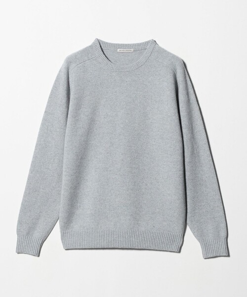 UNITED ARROWS（ユナイテッドアローズ）の「ウール カシミヤ ミドルゲージ クルーネック ニット（ニット/セーター・メンズ・ライトブルー/ピンク/ライトグレー/ネイビー・L/XL/S/M）」の21枚目の写真