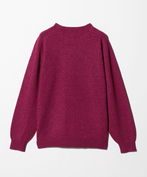 ウール カシミヤ ミドルゲージ クルーネック ニット（ニット/セーター