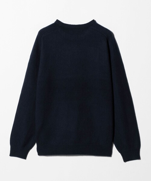ウール カシミヤ ミドルゲージ クルーネック ニット（ニット/セーター