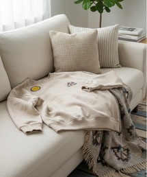 TOM&JERRY（トムアンドジェリー）の「【TOM&JERRY/トムとジェリー】裏ボアスウェットワンポイントクルーネックスウェット（スウェット）」