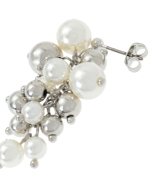 YECCA VECCA（イェッカヴェッカ）の「パールMIXボリュームピアス（ピアス（両耳用）・レディース・シルバー/ゴールド・FREE）」の8枚目の写真