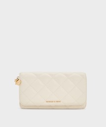 CHARLES & KEITH｜チャールズ＆キースの財布（ベージュ系・長財布 