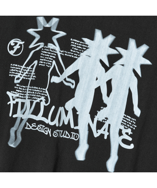 F.ILLUMINATE(フィルミネイト)の「スタライトグラフィックTシャツ-ブラック(Tシャツ/カットソー・レディース・その他・SMALL/MEDIUM/LARGE)」の8枚目の写真