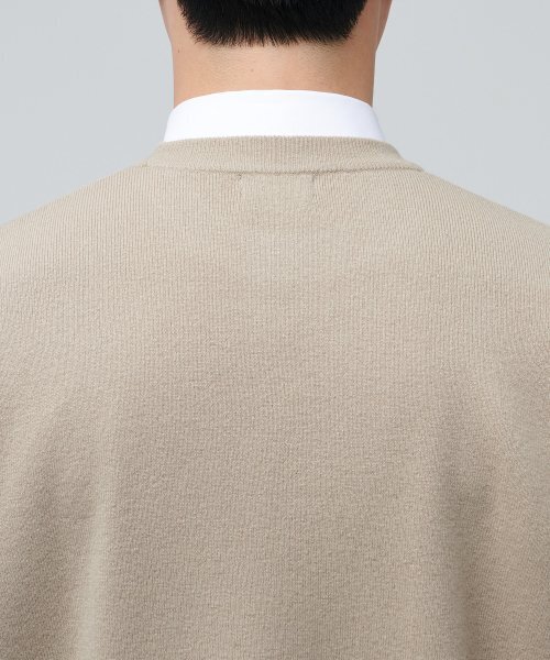 MUSINSA STANDARD（ムシンサスタンダード）の「ラムウールクルーネックニットベスト[ベージュ]（ニット/セーター・メンズ・その他・SMALL/MEDIUM/LARGE/X-LARGE/XX-LARGE）」の6枚目の写真