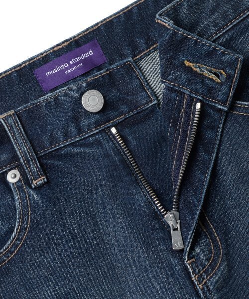 MUSINSA STANDARD（ムシンサスタンダード）の「KIPASストレートデニムパンツ[ミディアムインディゴ]（デニムパンツ・メンズ・その他・40/31/33/26/27/28/29/38/42/36/34/32/30）」の4枚目の写真