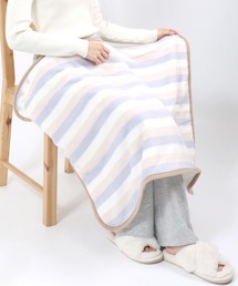 Salong hameu（サロン ハミュー）の「1枚で4通りの使い方ができる便利なふわもこブランケット/無地・雪だるま・シマエナガ・白熊・鳥・ノルディック柄・ボーダー（ブランケット）」