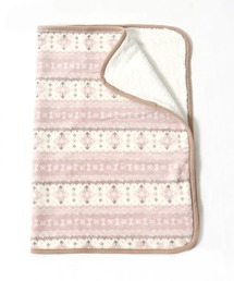 Salong hameu（サロン ハミュー）の「1枚で4通りの使い方ができる便利なふわもこブランケット/無地・雪だるま・シマエナガ・白熊・鳥・ノルディック柄・ボーダー（ブランケット）」