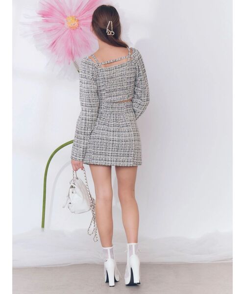 EATME（イートミー）の「【SETUP】フロントZIPパフスリーブTOP（シャツ/ブラウス・レディース・ピンク/ブルー/ブラック・FREE）」の20枚目の写真