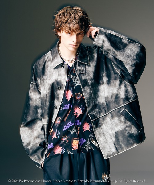 glamb(グラム)の「Black Sabbath Open Collar Shirt / ブラックサバスオープンカラーシャツ(シャツ/ブラウス・メンズ・ブラック・S/M/L)」の7枚目の写真