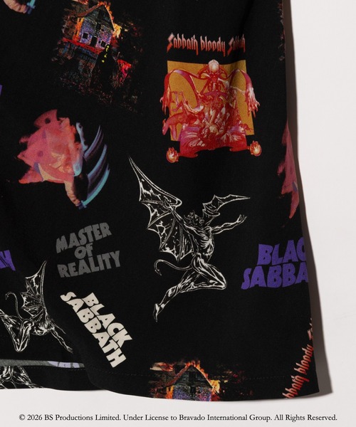 glamb(グラム)の「Black Sabbath Open Collar Shirt / ブラックサバスオープンカラーシャツ(シャツ/ブラウス・メンズ・ブラック・S/M/L)」の14枚目の写真