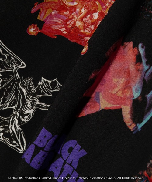 glamb(グラム)の「Black Sabbath Open Collar Shirt / ブラックサバスオープンカラーシャツ(シャツ/ブラウス・メンズ・ブラック・S/M/L)」の16枚目の写真