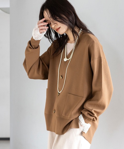 Elura（エルーラ）の「≪入卒/セレモニー/通勤≫ブライトシアーワッシャープルオーバー/602143（Tシャツ/カットソー・レディース・ブラック/オフホワイト・FREE）」の15枚目の写真